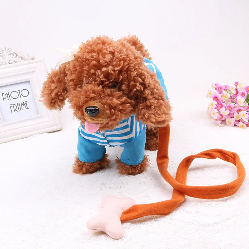 Electronic walking singing twisting toy with 20 songs and colourful lights in blue for babies and toddlers