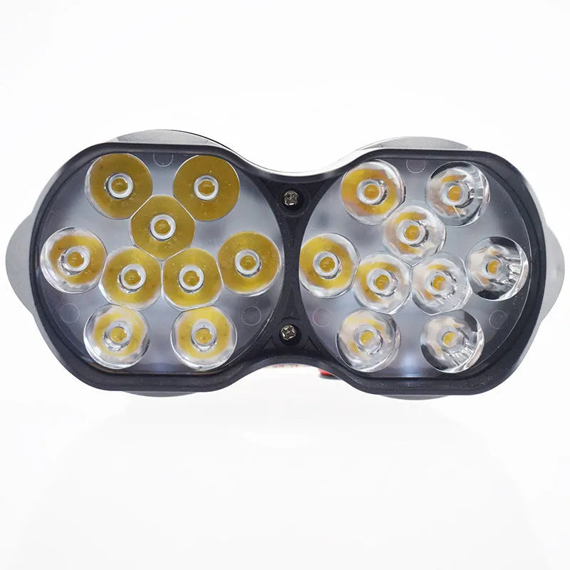 K2 motorcycle LED headlight external spotlight with 9 beads, 10V-85V wide voltage, SMD3030 light source