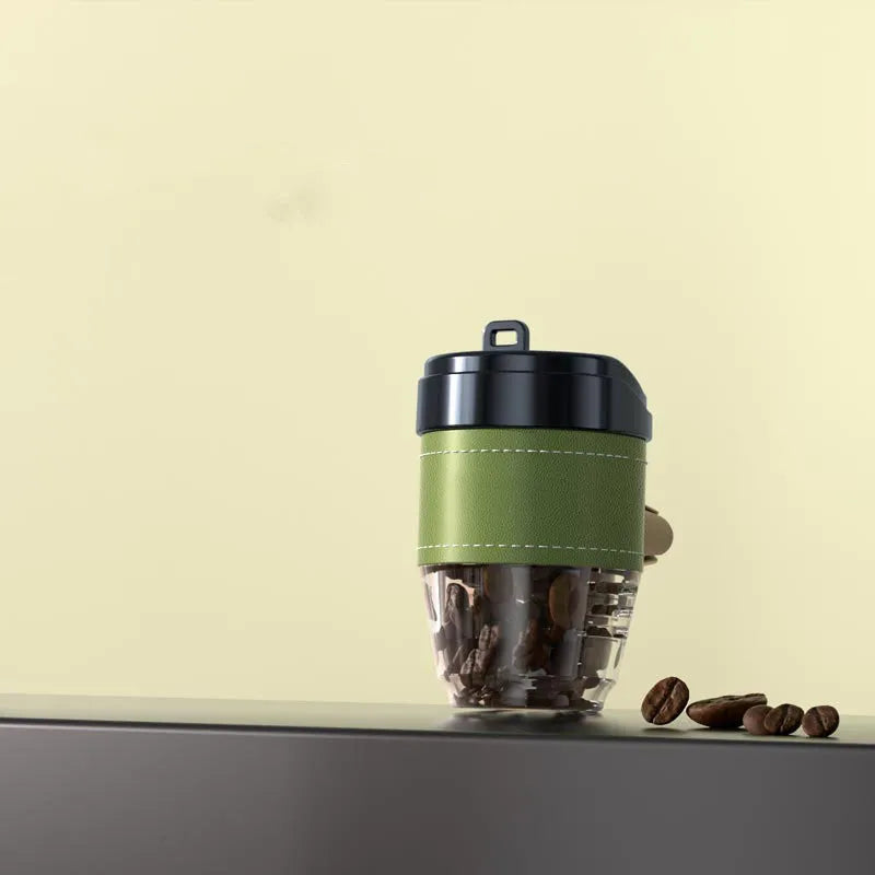 Coffee cup shaped car air freshener in plastic with solid fresh fragrance