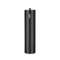 Black aluminium alloy power bank with carry handle showing 6800mAh capacity.