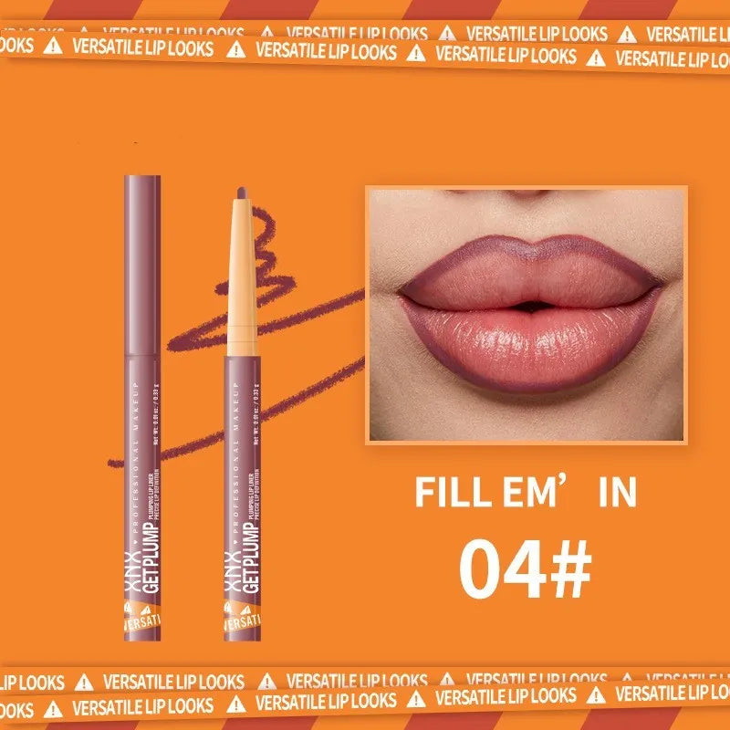 12 colour rotation lip liner set in shades from DUCKING CLEAR to DOUBLE DOSE with 3.5g each