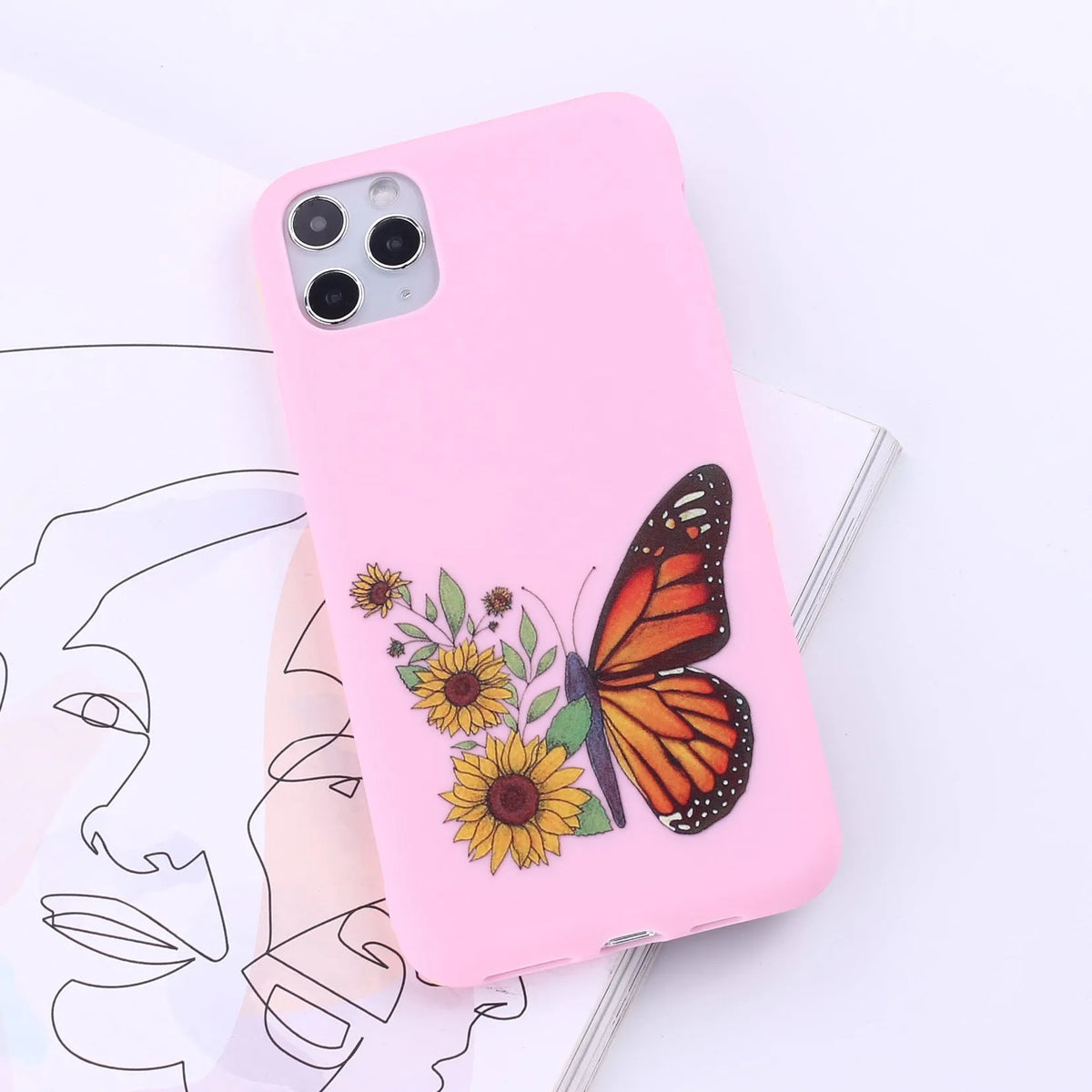 Apple iPhone mobile phone case in various colours showing TPU flexible construction