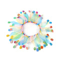 Tie-dye cloth dog collar in colourful patterns including blue, green, Christmas and Halloween styles