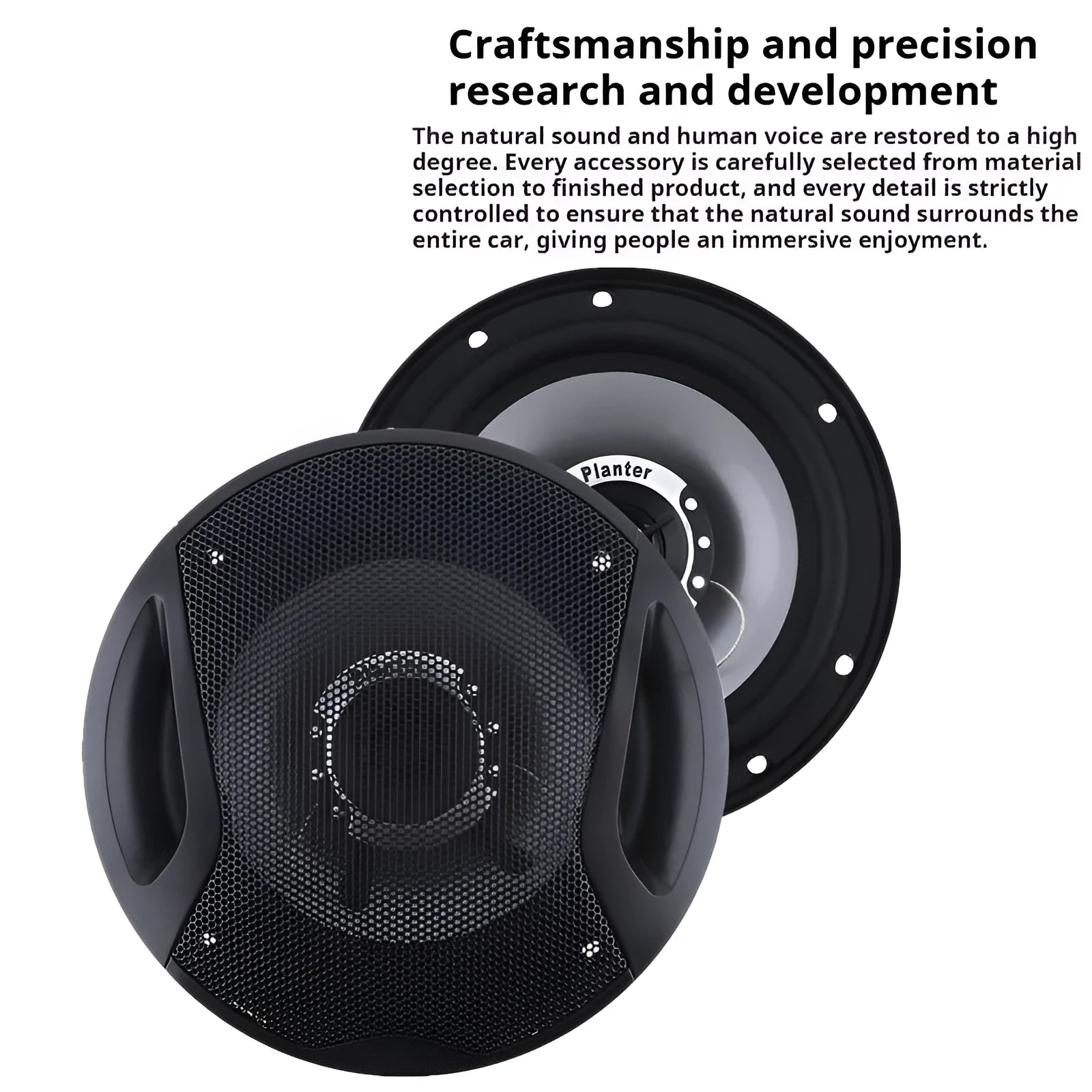TS-G1641R 6.5-inch coaxial car speaker with 400W peak power and electromagnetic reed-type construction