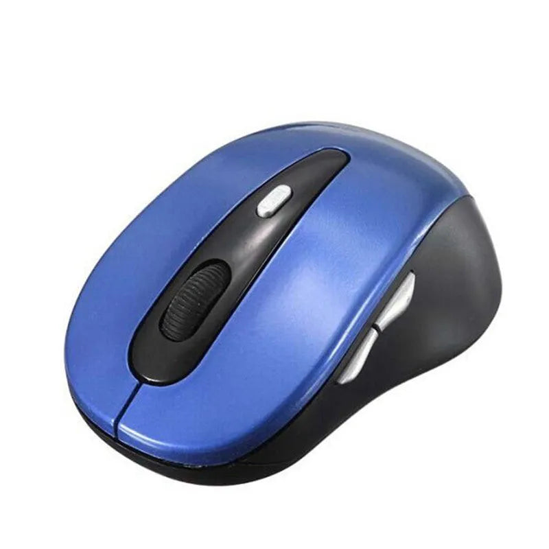 Wireless dual-mode mouse with Bluetooth 5.0 and 2.4GHz, 2400dpi, six keys, four-way wheel, 100x60x40mm, 60g