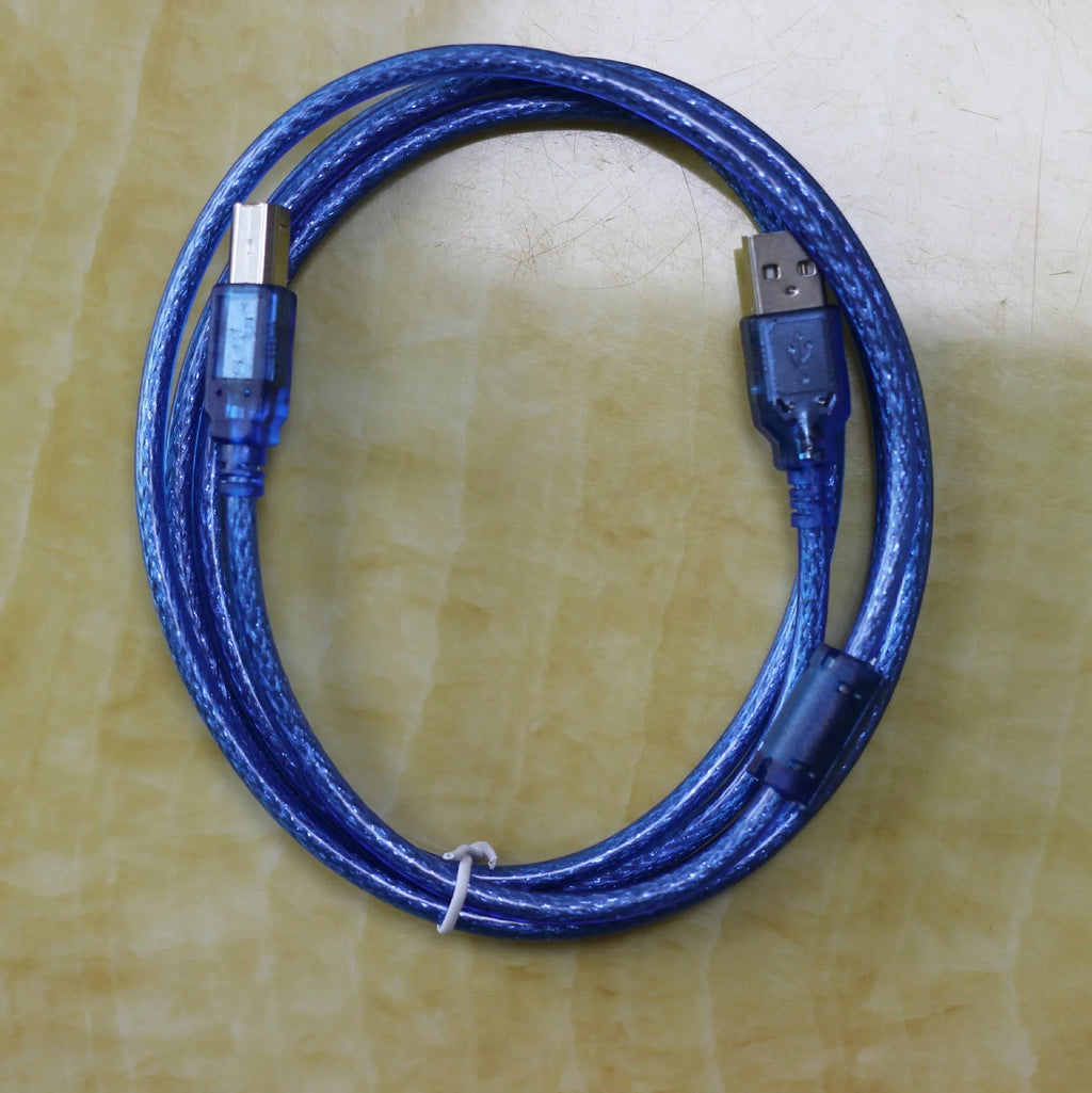 V8 data line set with Mini USB, TYPE-C, and OTG cables in black, blue, and white
