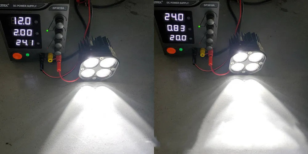 TYL-40W off-road LED spotlight 40W in black aluminum alloy housing for 4x4 and truck auxiliary lighting