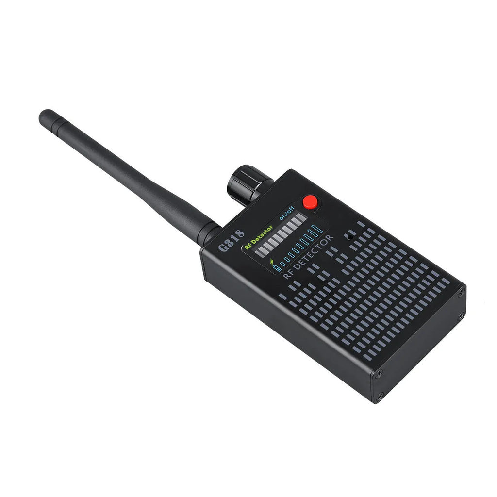 Black G318 aluminium alloy security detector for anti-theft camera detection