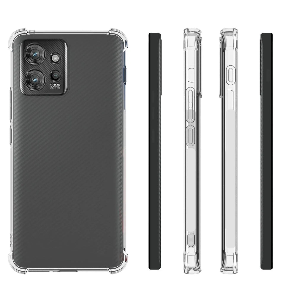 Transparent anti drop airbag phone case for Moto ThinkPhone 5G with four corner protection