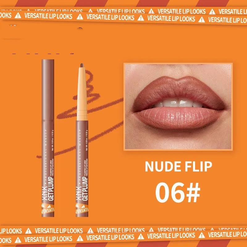12 colour rotation lip liner set in shades from DUCKING CLEAR to DOUBLE DOSE with 3.5g each