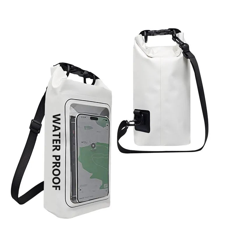 Waterproof crossbody phone bag in multiple colours with 2L and 5L capacity options