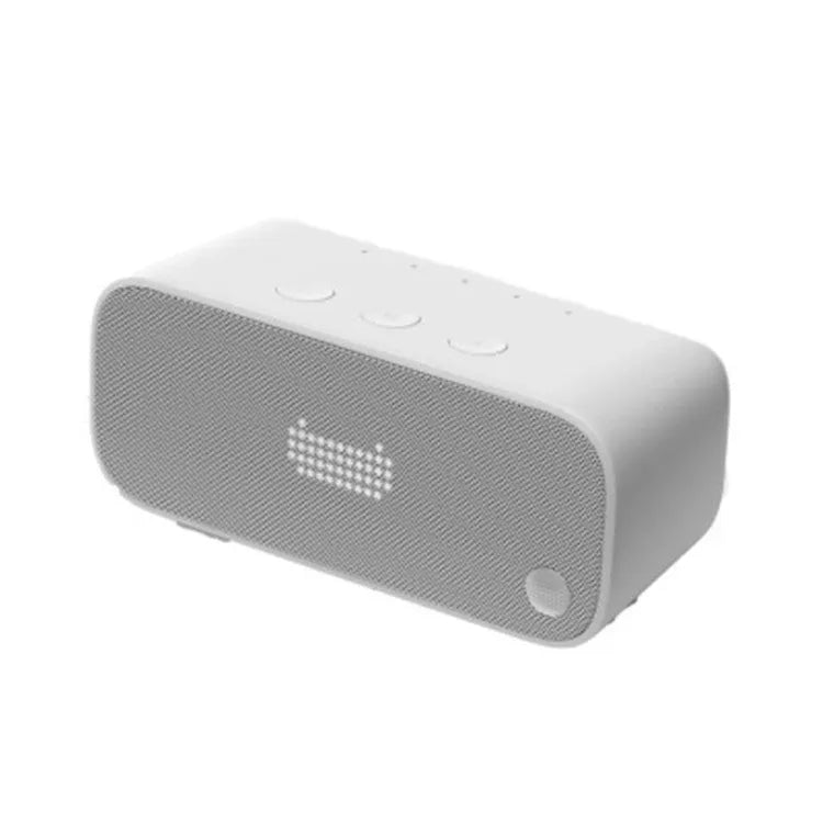 Elf Sugar Cube Artificial Intelligence Speaker in blue, green, red, or white plastic bookshelf design