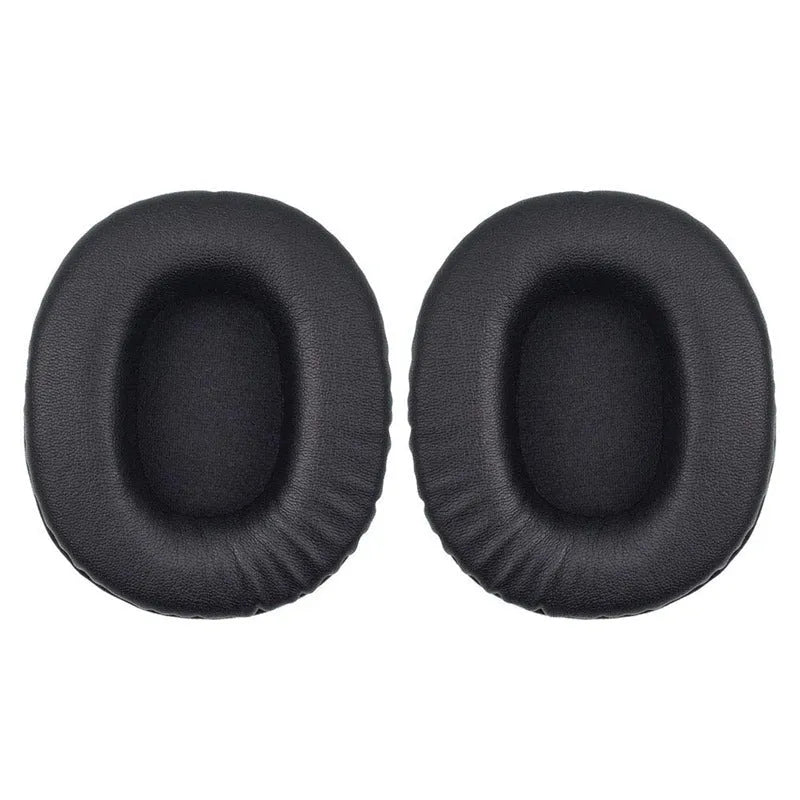 Black PU leather replacement ear pad covers for Sony MDR-1R headphones
