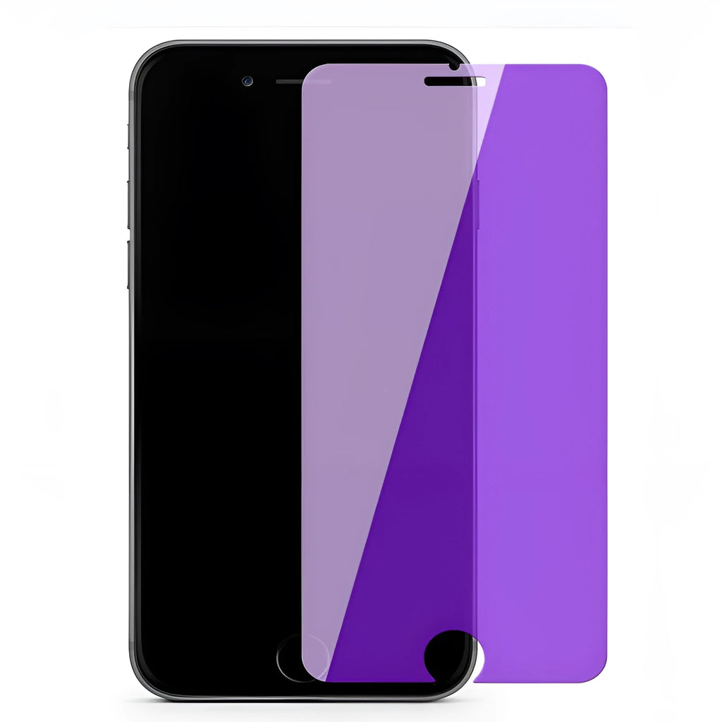 Tempered glass screen protector with violet light colour for Vivo smartphones