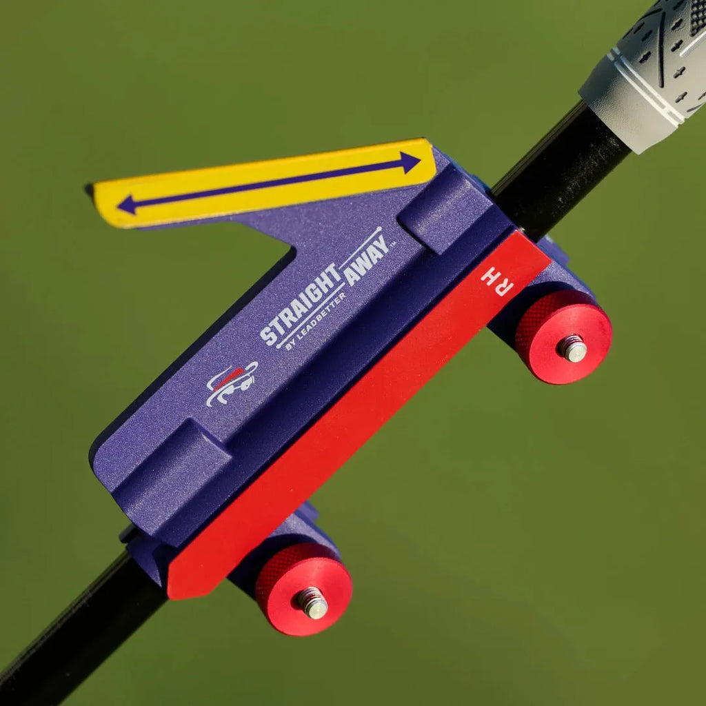 Plastic golf swing plane training simulator with colour options