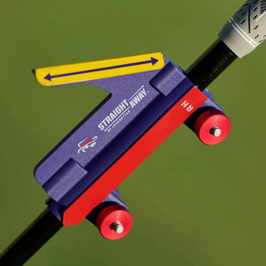 Plastic golf swing plane training simulator with colour options