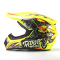 Dual-use motorcycle and mountain bike helmet with hard ABS shell in black colour