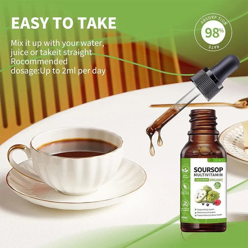 60ml bottle of prickly fruit and lychee flavour edible care drops for adults.