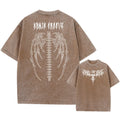 Men's oversized loose fit cotton T-shirt with drop shoulder short sleeves in various colours
