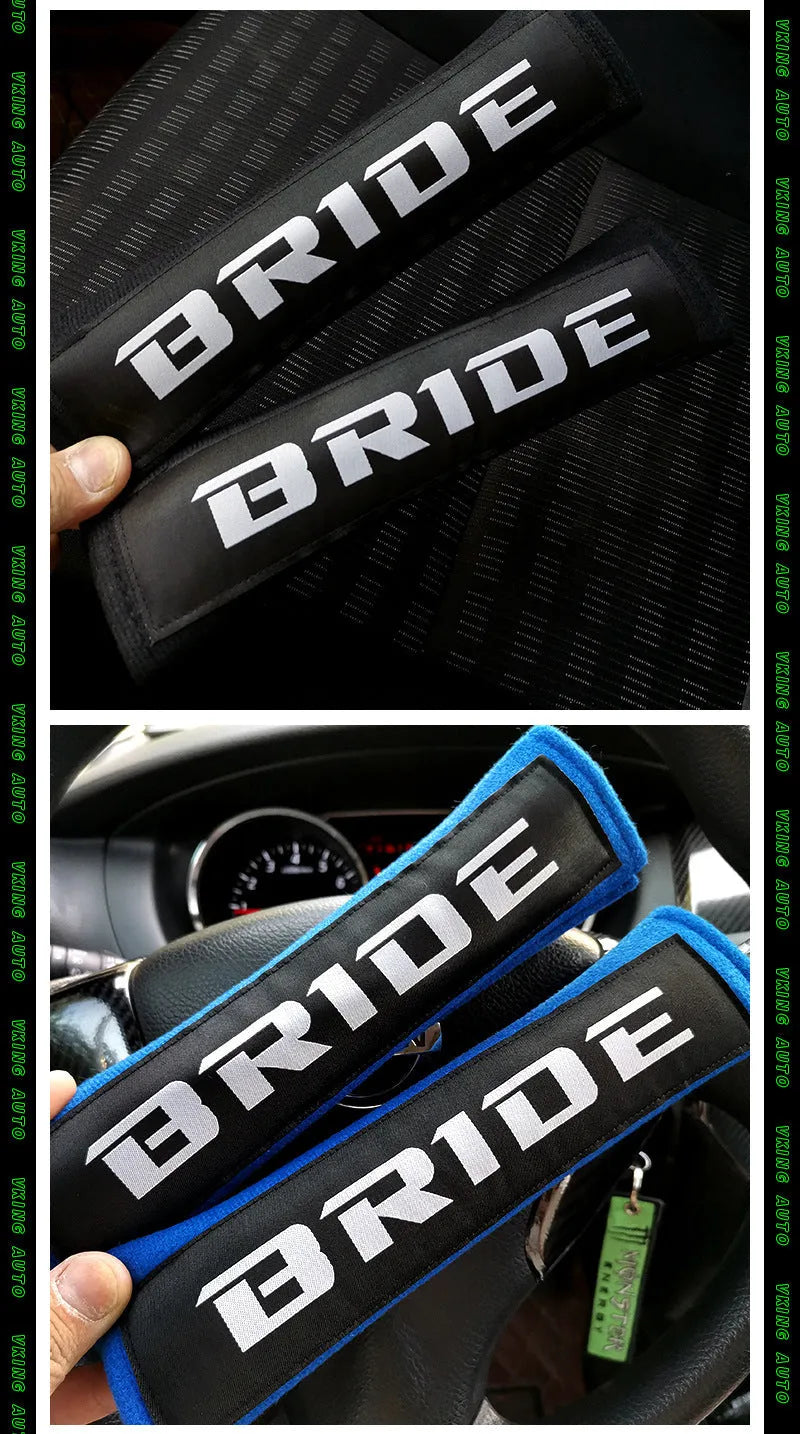 Car shoulder padding set in three colours with 22.5cm length for seat belt comfort