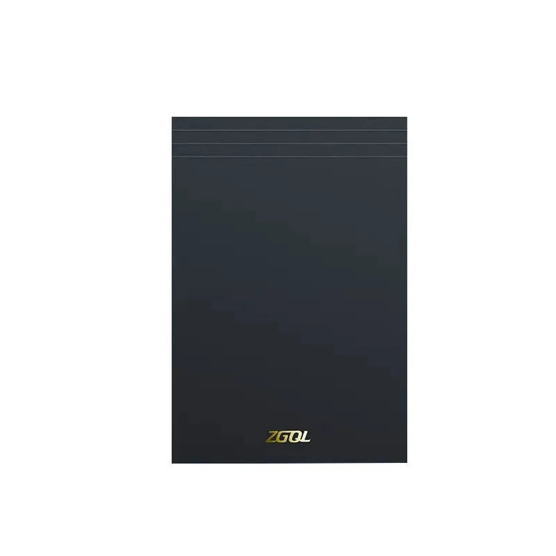 A5, B5 and A4 tearable writing pads showing grid, lined and blank page options
