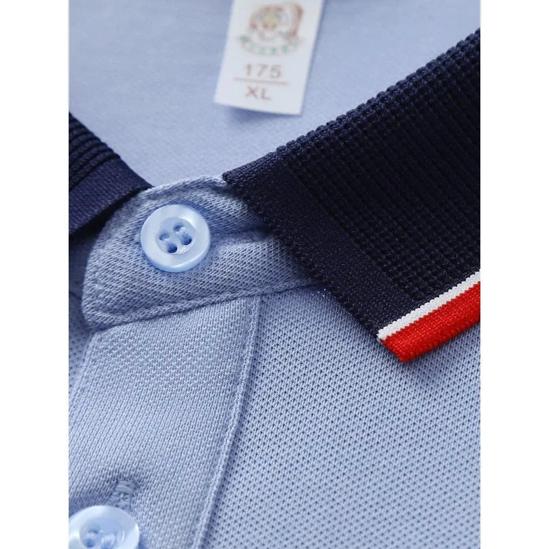 Men's and women's pearl cotton work t-shirt short sleeve summer top in black white navy blue red light gray blue bean green blending grey