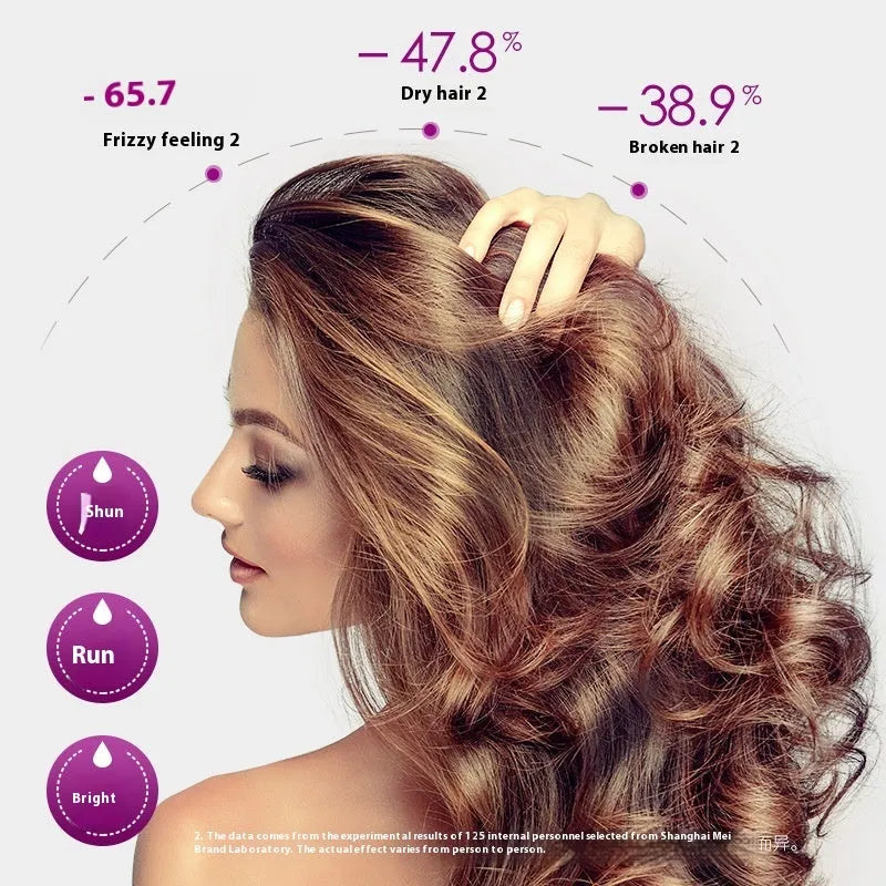 Houmai Rose Lavender flavor styling cream capsules, purple, 1ml x30 PCs hair essential oil in capsules