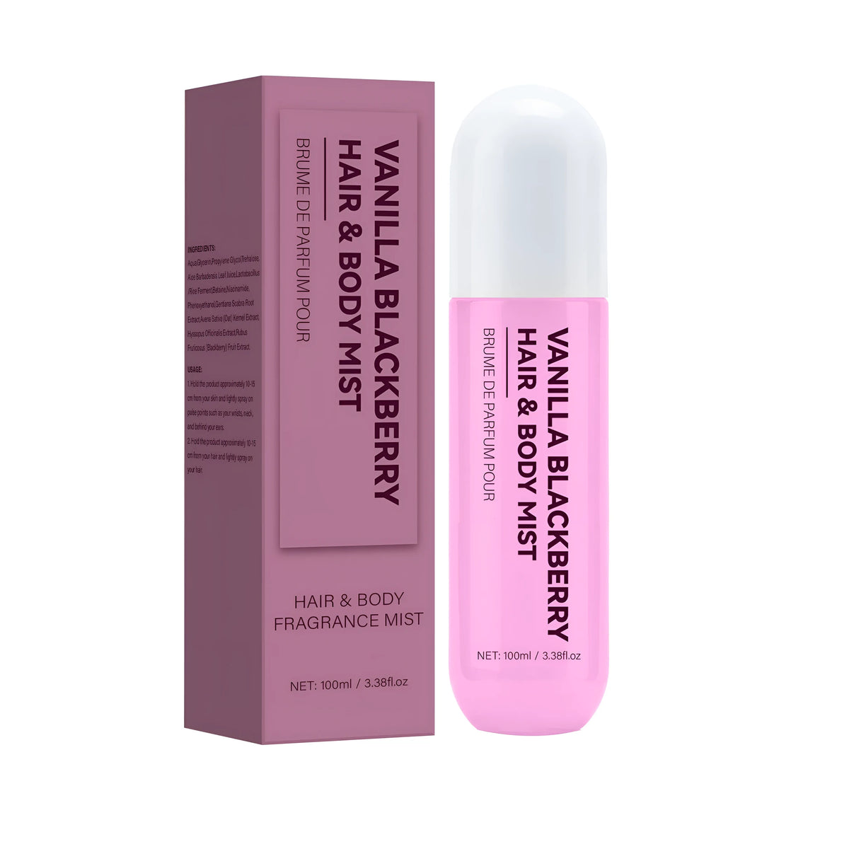 Hair Body Spray 100ml in FP-A076 style portable bottle