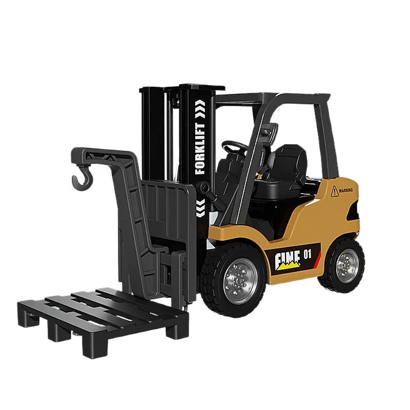 1:64 scale Bluetooth remote control alloy forklift model with accessories