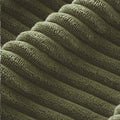 45x45cm corduroy cushion cover with striped gradient pattern in beige, green, orange, yellow, cyan, matcha, olive or dark green