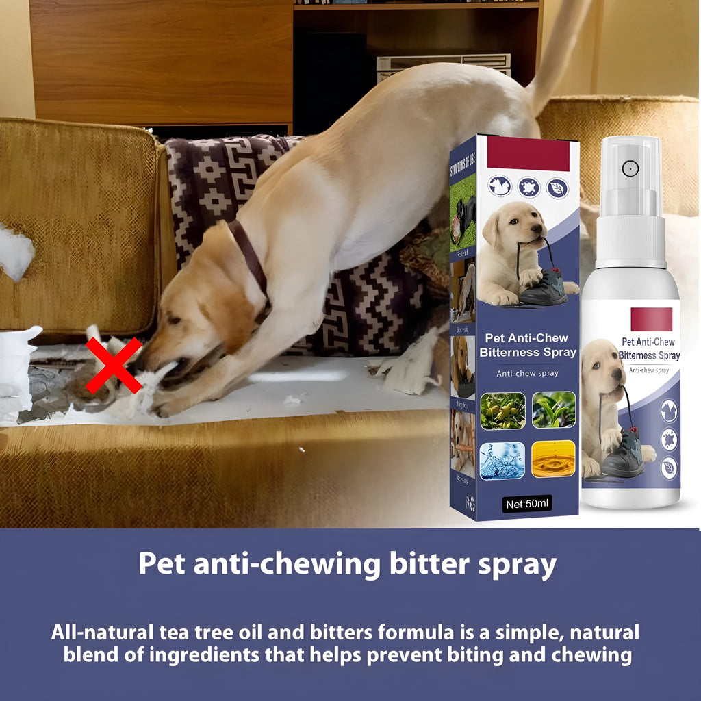 Pet bitter anti-bite spray 50ml boxed dog scratching sofa deterrent