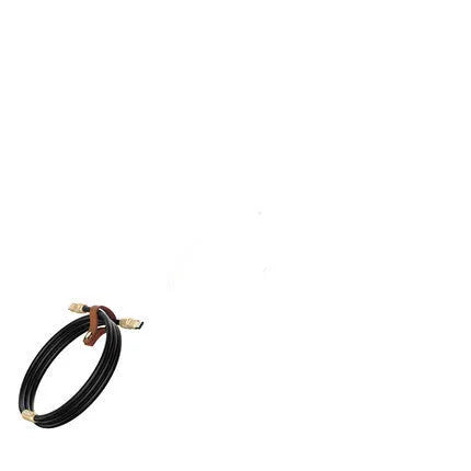 Zinc alloy silicone data cable in black, blue, orange, white, and red with PD27W and 120W options