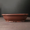 Handmade classical Chinese style purple clay bonsai basin or planter