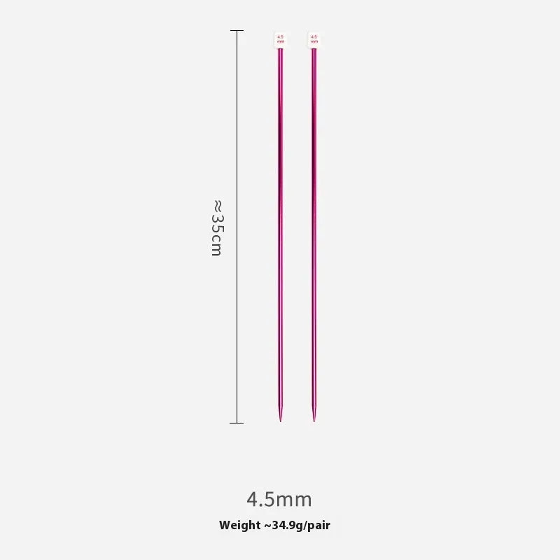 Crochet hook set with fourteen sizes from 2.0mm to 10.0mm including protective end caps