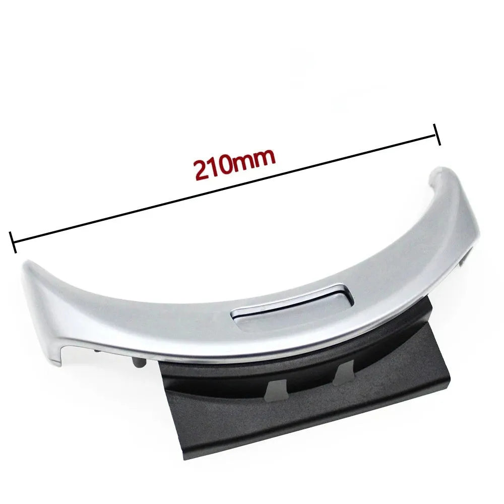 Silver electroplated armrest button panel for Mercedes C-Class and GLC dashboard