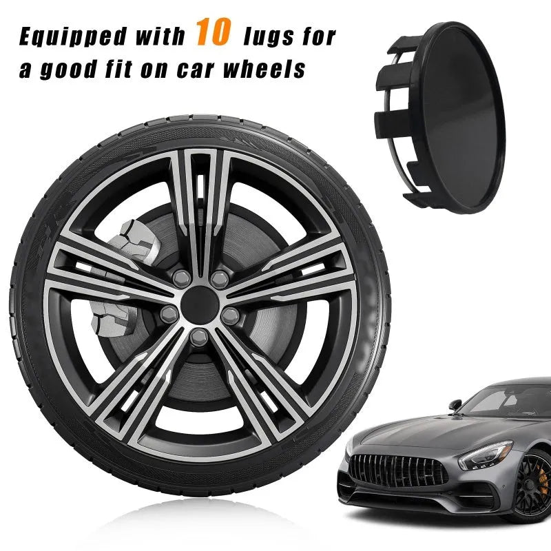 54mm plastic wheel hub cap for Japanese vehicles in black or silver colour options