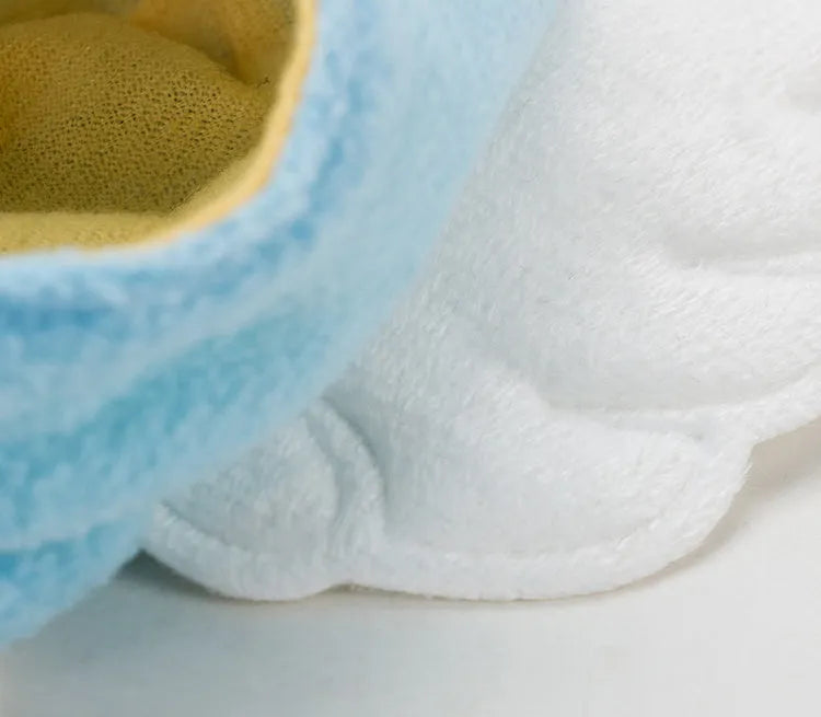Tang suit cat costume in red shaker velvet with Velcro fastening and matching hat on a cat