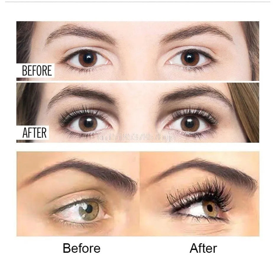 Magnetic false eyelashes with white quantum eyelash curler and clip, reusable high-grade fiber, 2 pairs per box