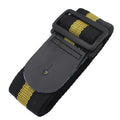 Woven universal crossbody guitar strap shown in army green, suitable for guitars, basses, and ukuleles.