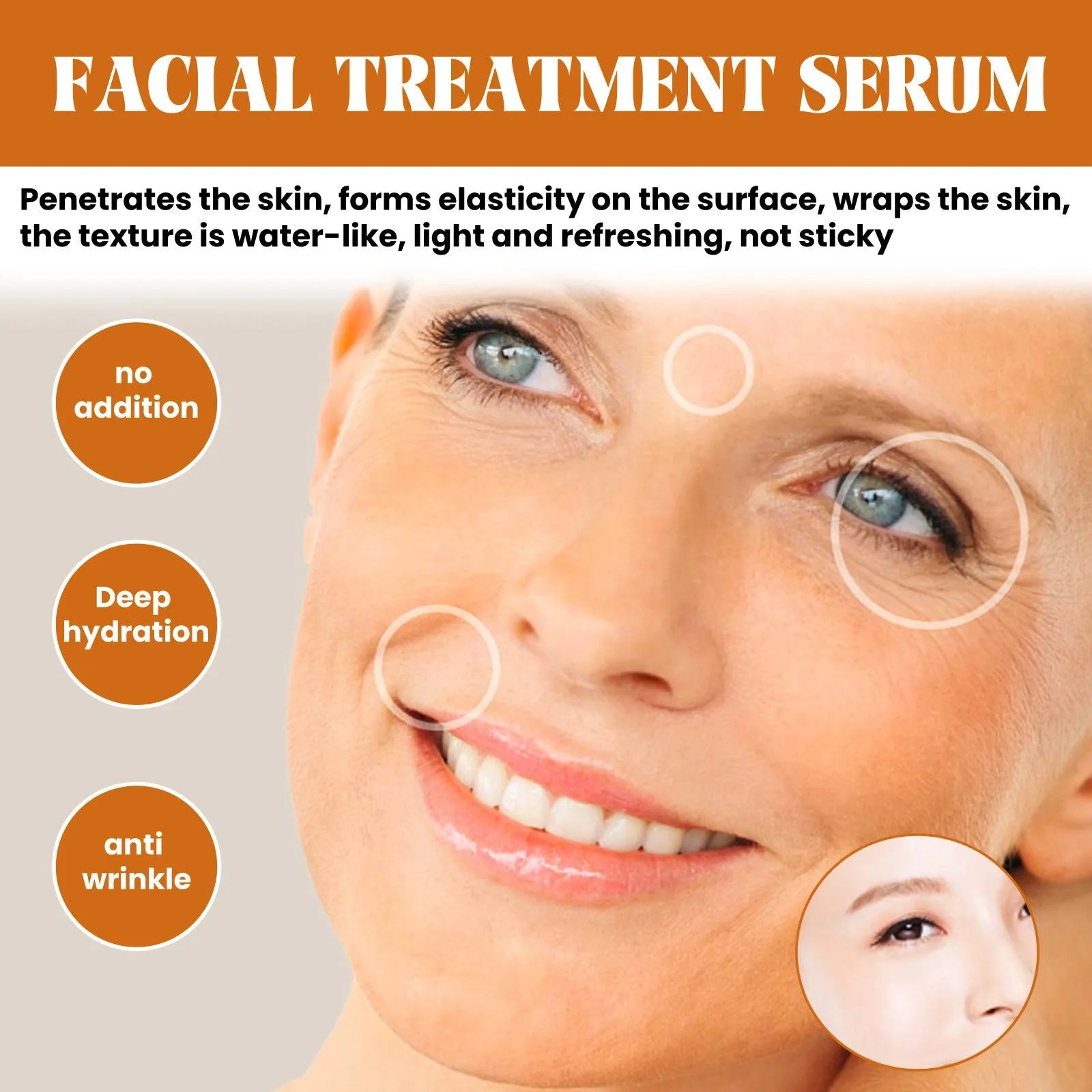 30ml retinol anti-wrinkle essence spray in boxed packaging with spray nozzle applicator