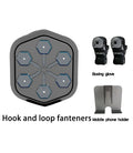 Black smart boxing machine with Bluetooth connection and EVA foam construction