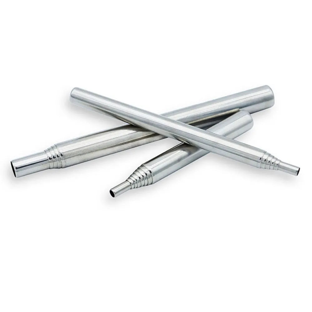Stainless steel outdoor fire blowing stick for camping picnic cookware in large medium and small sizes