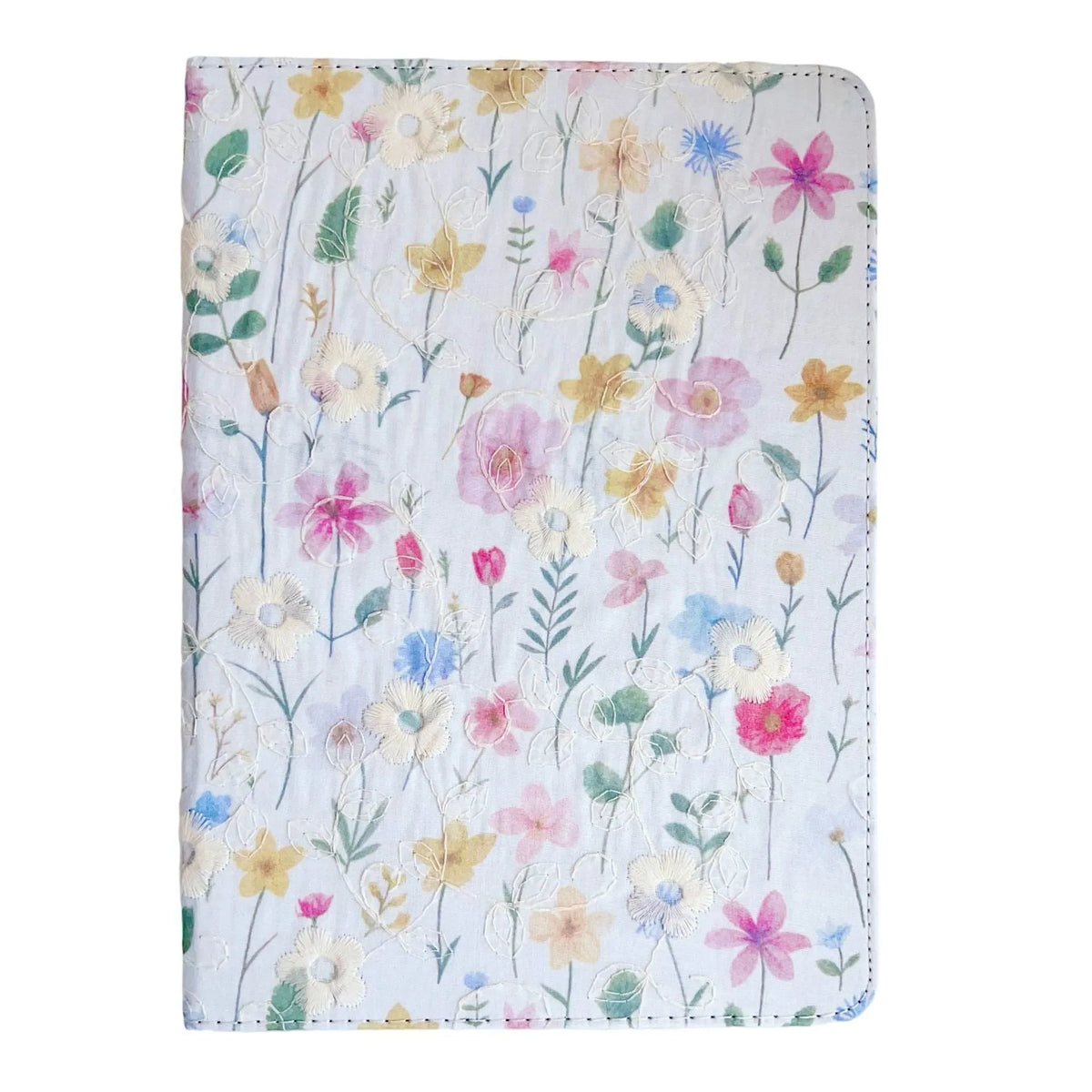 Imitation leather iPad protective case with pen slot in azure colour, tri-fold stand mode