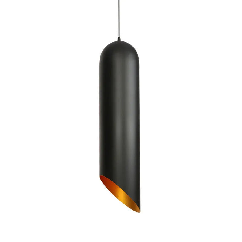 Retro iron art chandelier with industrial design and matte black finish