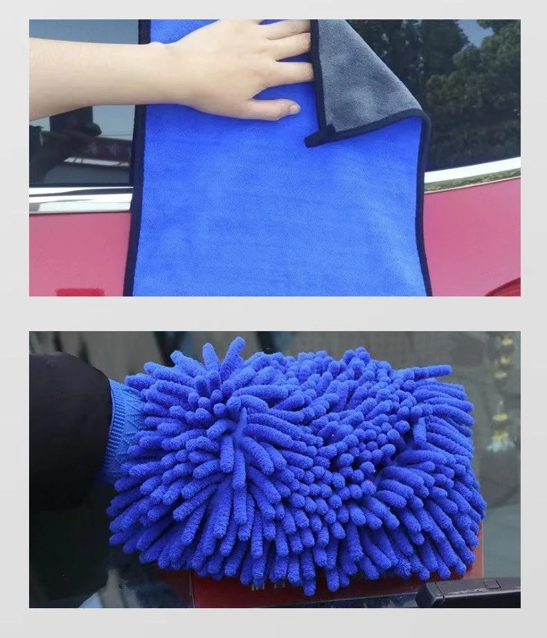 26-piece car cleaning brush set with PP handles for automotive detailing