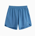 Mysterious Black four-point stretch running shorts with laser-punched stitching detail