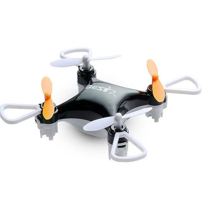 Home Portable Puzzle Mini Quadcopter Drone Toy in black with barometric altitude hold