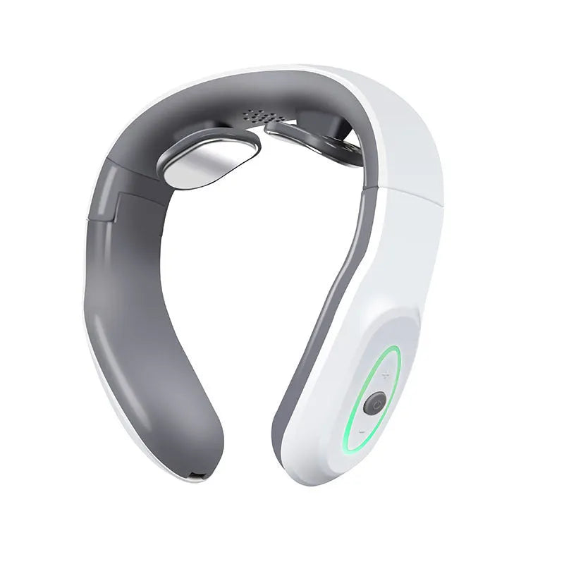 White electric heated mini folding massager for neck and shoulder with USB cable