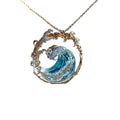 HAILANG ocean theme adjustable copper necklace with electroplated pendant on regular chain for women
