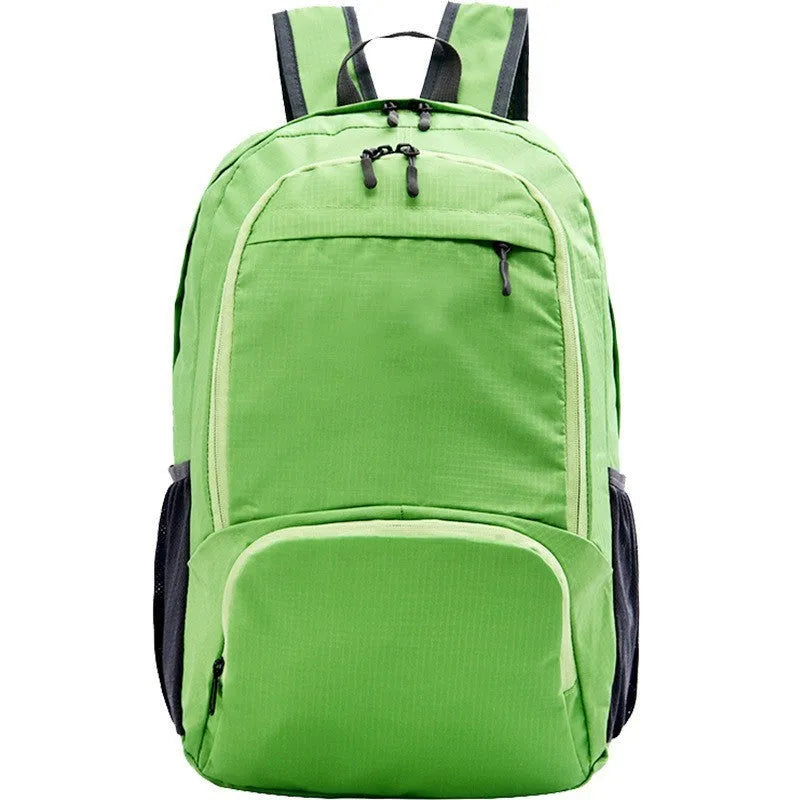 26 inch foldable waterproof Oxford cloth backpack in brick red colour